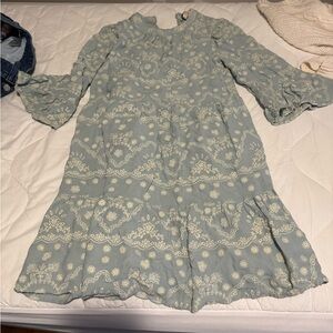 Penelope Rose Teal 3/4 Sleeve Dress Women’s Small